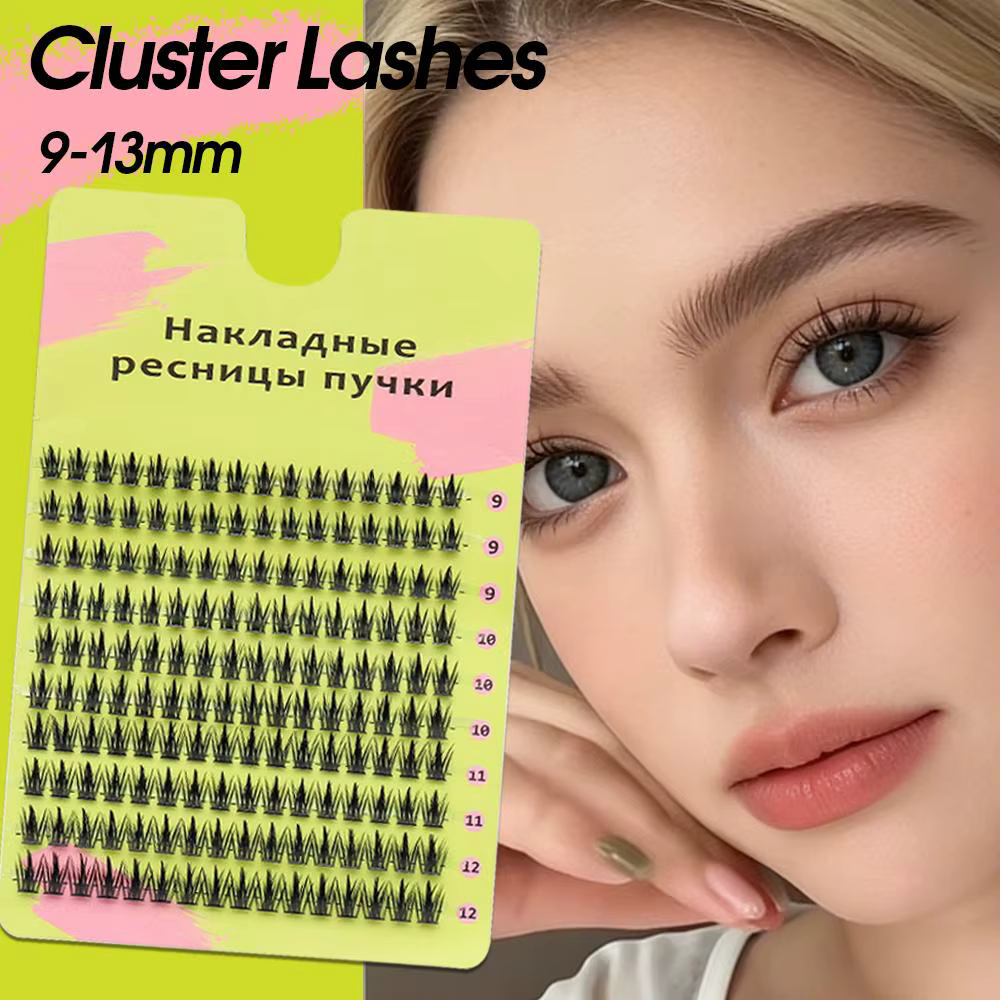 Faux-cils épais à 10 rangées
