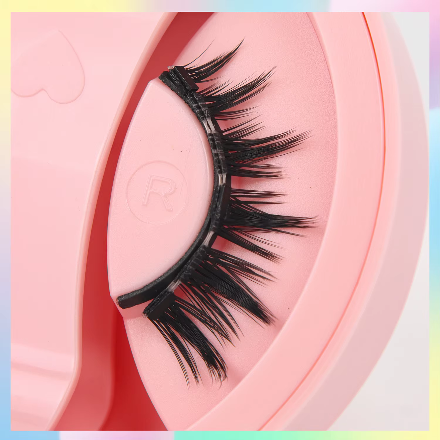 1 paire de faux cils magnétiques de style anime