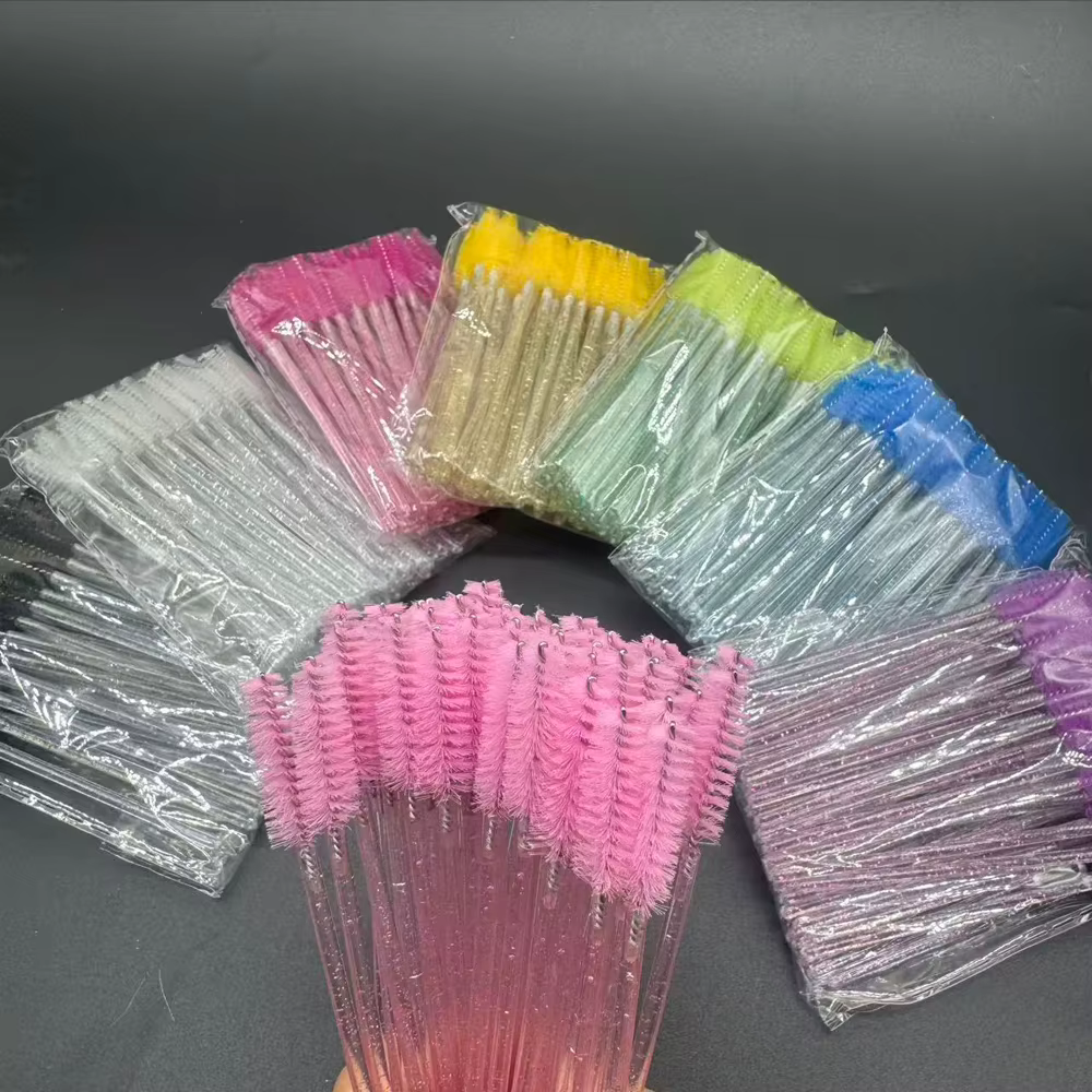 Brosse à cils jetable en cristal