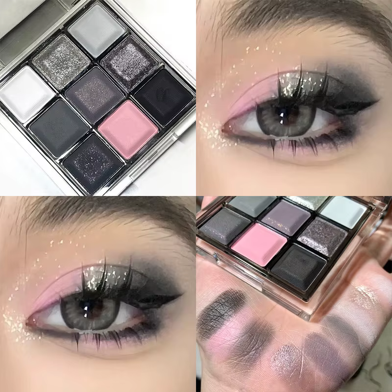 Palette de fards à paupières fumés
