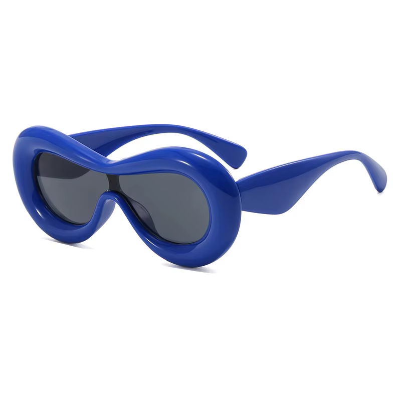 Lunettes de soleil ovales pour hommes et femmes, design de marque rétro, lunettes de document Candy, lunettes de soleil pour femmes, nouvelle mode, 2024