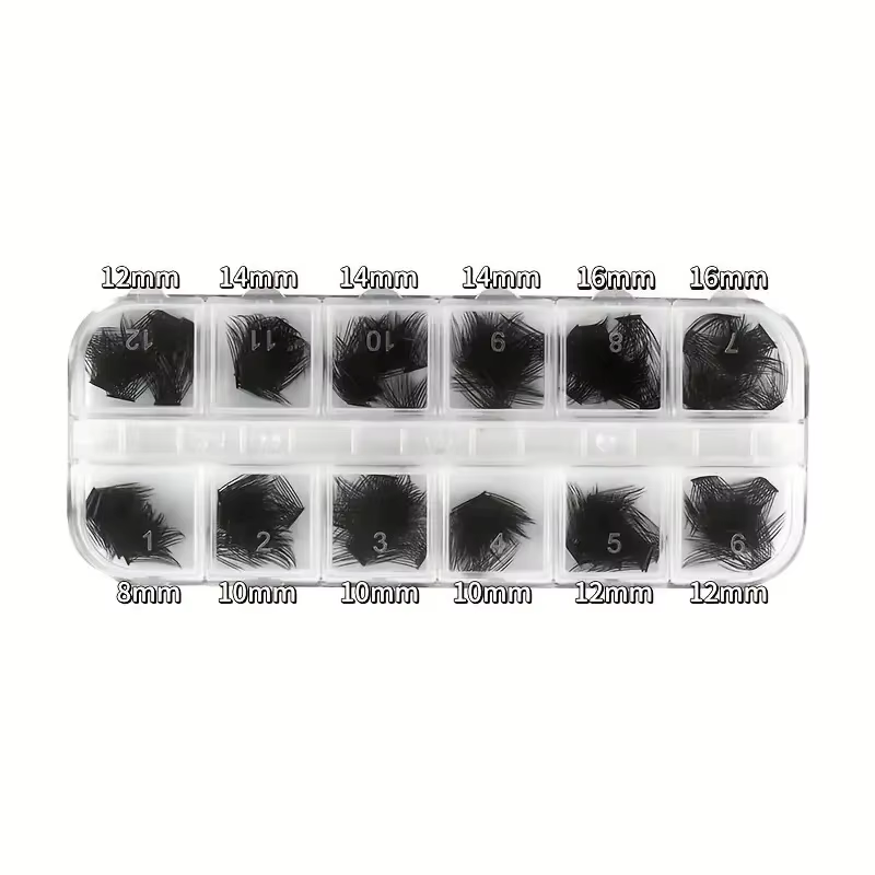 Faux cils DIY 120 grappes moelleuses - boucles dramatiques en forme de C