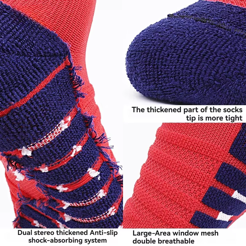 Chaussettes de football coordonnantes spéciales pour hommes, semelle intermédiaire astronomique, absorbant la sueur pratique, sports, serviette optique, étoiles de football
