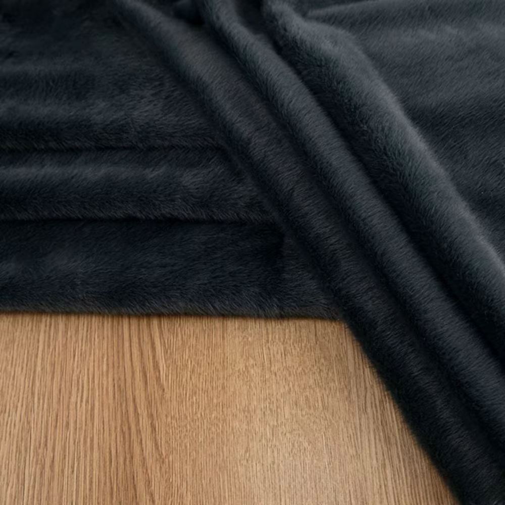 Tissu en fausse fourrure de vison de 5mm