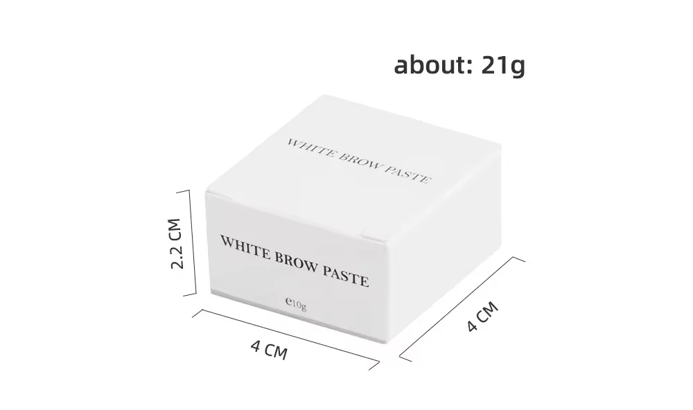 Pâte à sourcils cartographie blanche 10g pour la conception