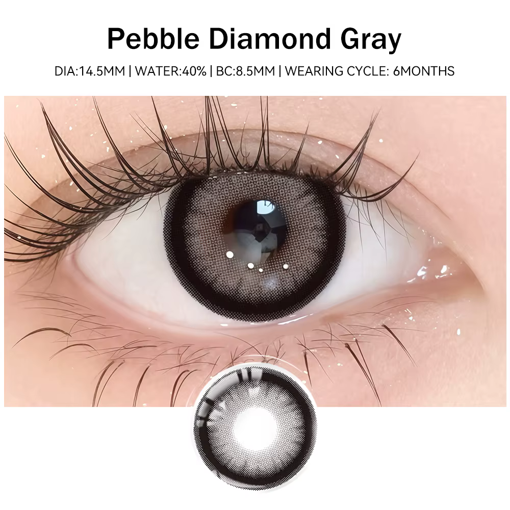 1Pair lentilles de Contact à motif spécial pour les yeux couleur beauté élèves Cosplay