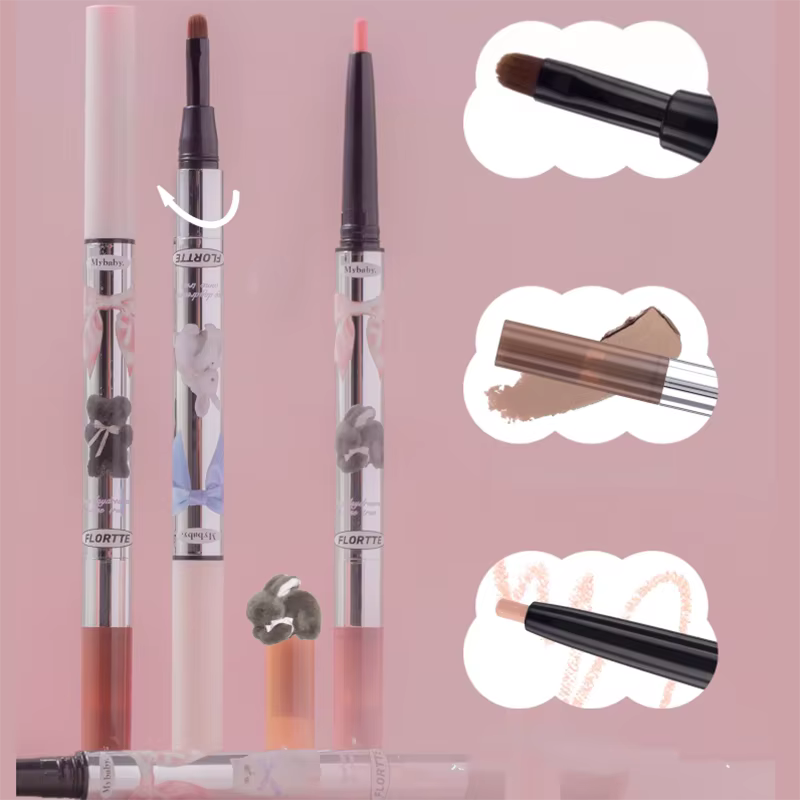 FLSumend-Stylo en ver à soie à double tête TE