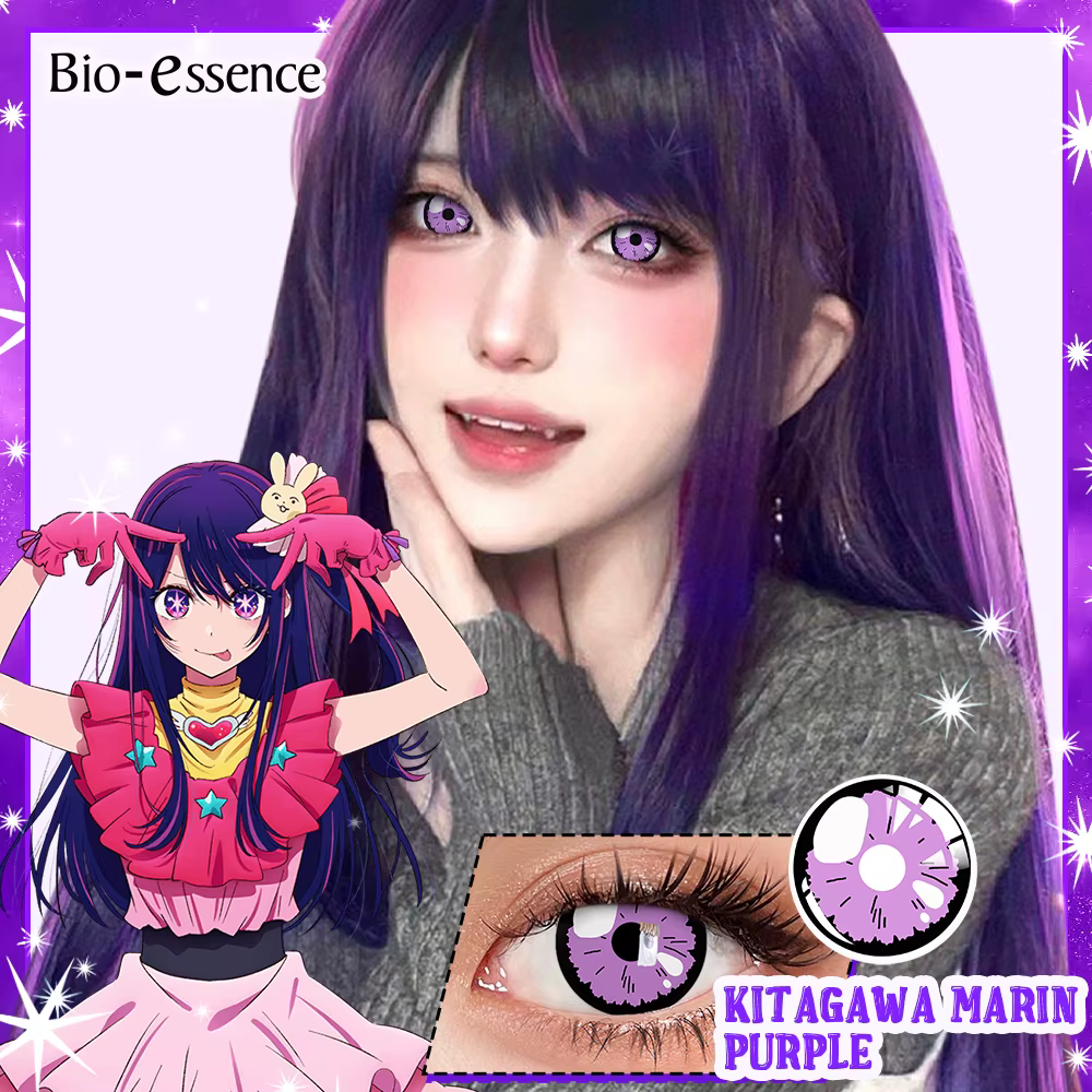 Bio-essence Oshi No Ko Cosplay lentilles de Contact pour les yeux