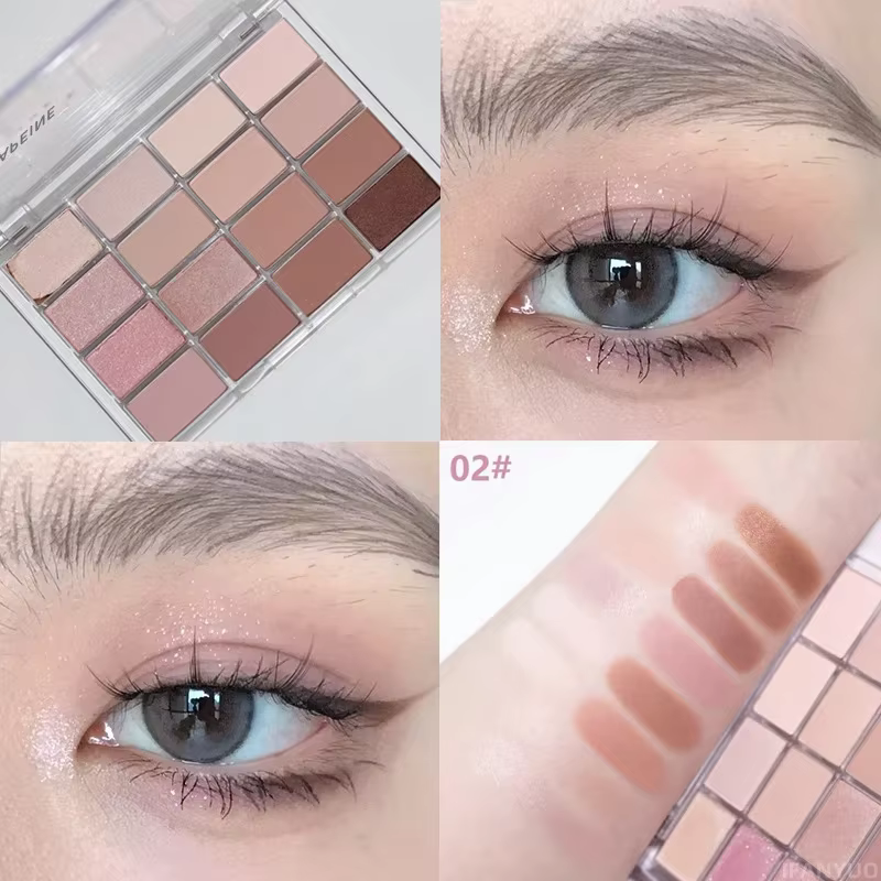 Palette de fards à paupières coréens