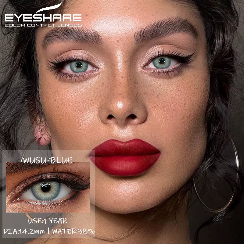 EYESHARE 1 paire de lentilles de contact colorées pour les yeux