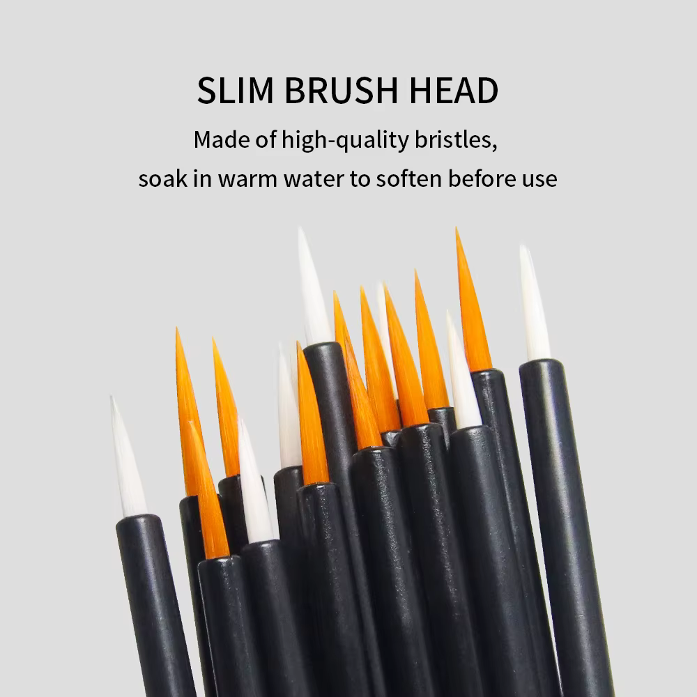 GLAMLASH 50 pièces brosse Eyeliner jetable ombre à paupières