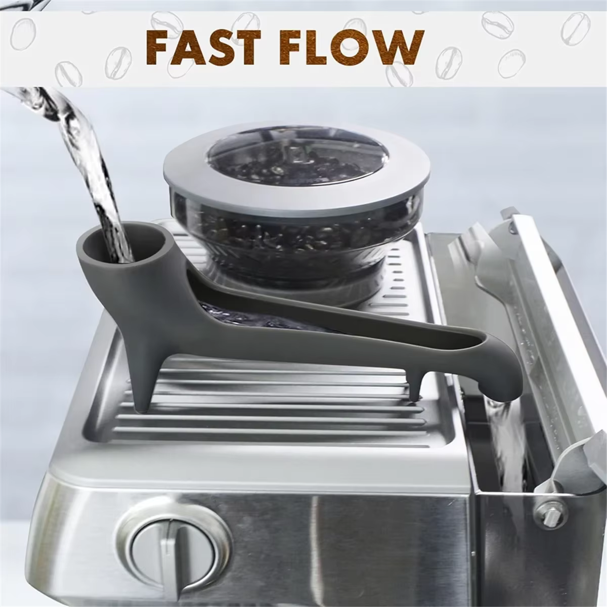 A78E-Machine à expresso Entonnoir de réservoir d'eau Entonnoir de Machine à café et entonnoir d'eau à accès rapide pour Machine à expresso Breville B