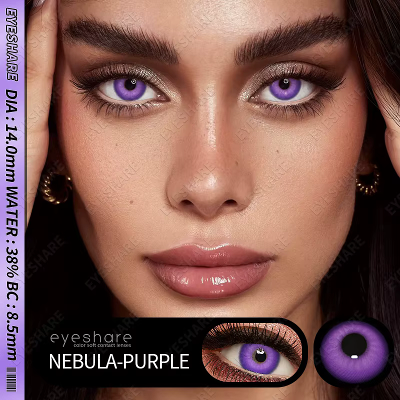 EYESHARE 1 paire de lentilles de Contact colorées Cosplay