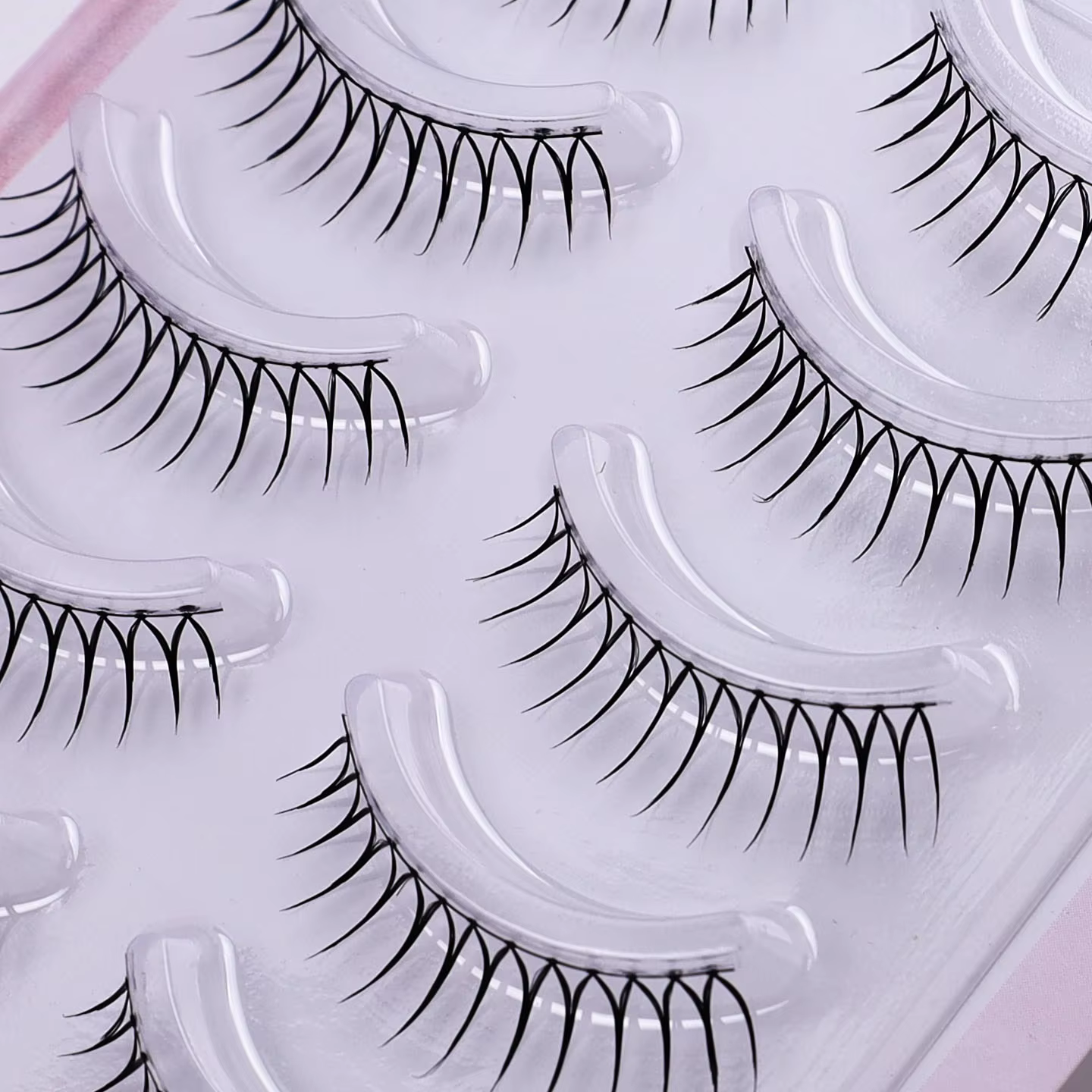 W6 + Black Cryptage Girl Group Faux cils! Groupe Love Bean