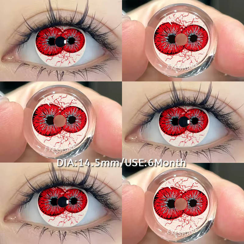 EYESHARE 1 Paire de Lentilles de Contact Halloween