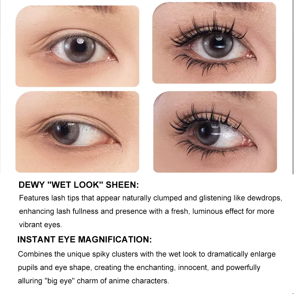 Cils effet mouillé Manga
