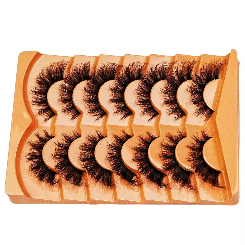 Faux cils longs et moelleux pour l'allongement et l'amélioration des yeux