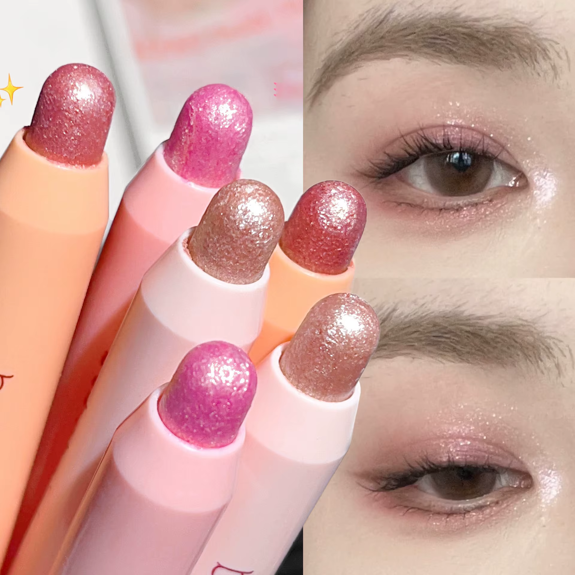 Crayon d'ombre sous les yeux ciel étoilé en forme de larme
