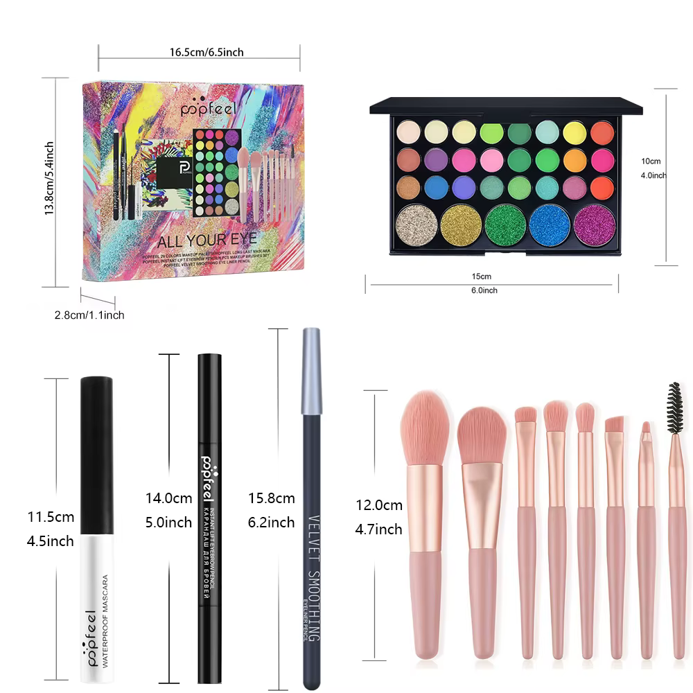 Kit de maquillage pour les yeux POPFEEL
