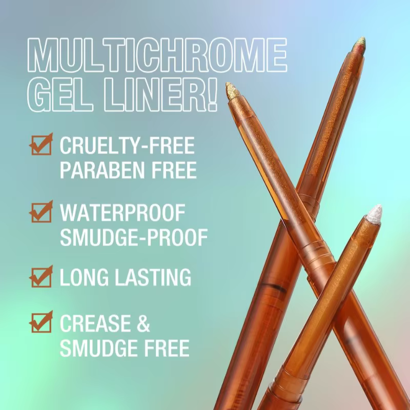 Caméléons Eyeliner liquide perle brillant métallique fard à paupières Liner Multi Chrome couleur Aurora maquillage des yeux paillettes Pigment