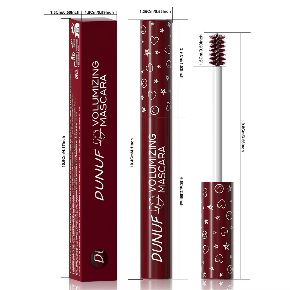 Mascara bouclé coloré imperméable à l'eau séchage rapide Extension de cils