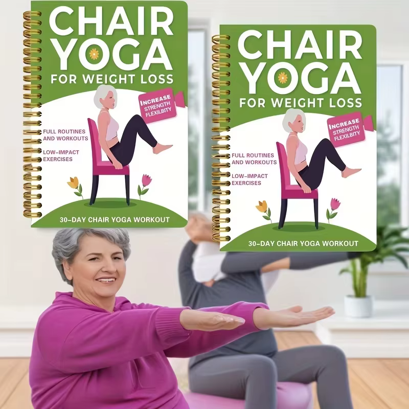 Chaise de yoga pour perdre du poids : une collection de 40+ exercices à faible impact pour les personnes âgées et les débutants pour perdre du poids pendant assis