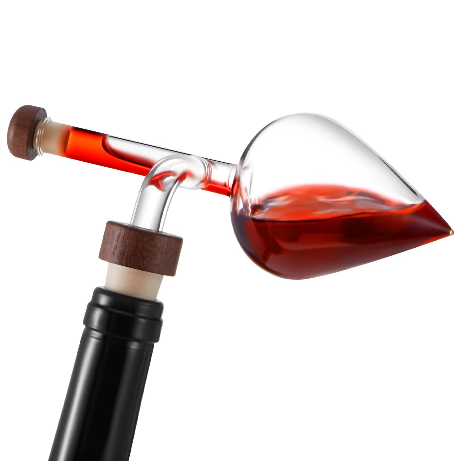 Carafe à aérateur de vin, verseur d'aérateur rouge et blanc, rend vos vins, goûter un meilleur, un Design italien, un whisky et des esprits, Gif