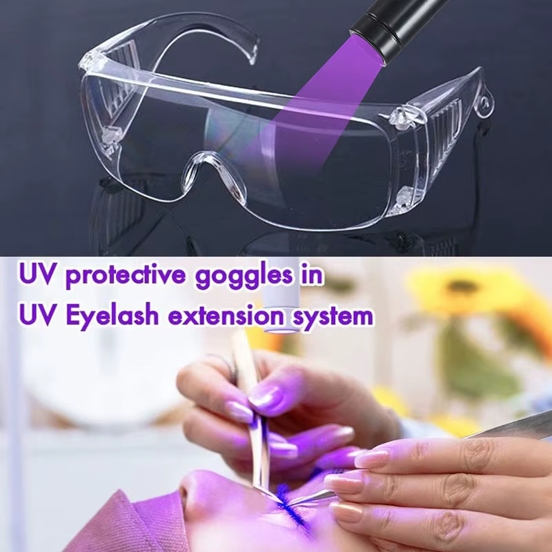 Lunettes de protection UV pour faux cils