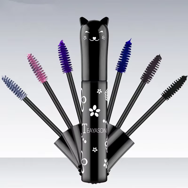 Mascara 6 couleurs imperméable à l'eau séchage rapide cils boucles Extension maquillage