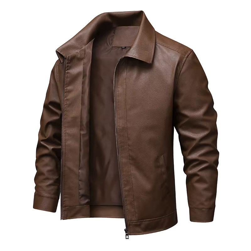 Hommes veste en simili cuir automne hiver vestes de motard mode noir moto manteau en cuir vêtements d'extérieur décontracté Streetwear coupe-vent