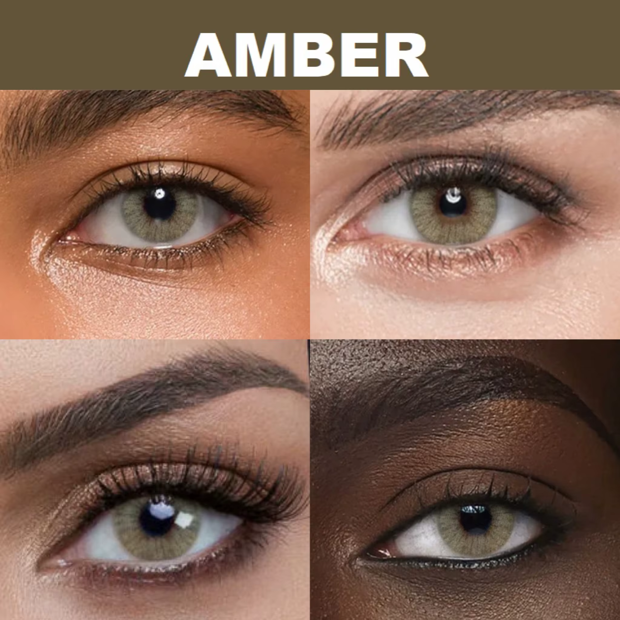 VISUASHOW Lentilles de contact colorées à usage semi-annuel pour maquillage quotidien