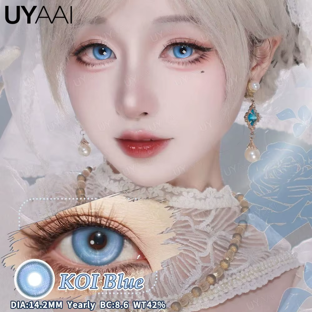 UYAAI 1 paire de lentilles de contact yeux violets série Anime Kitagawa Marin