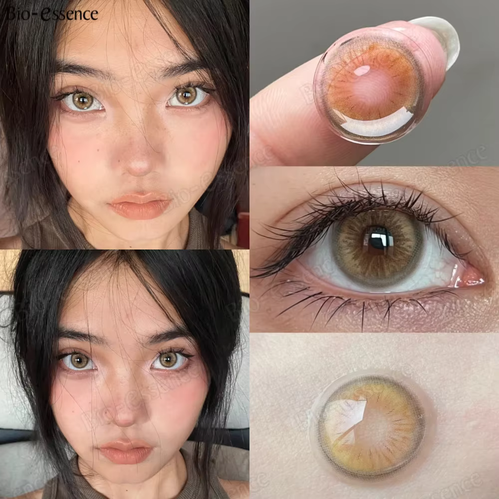 2024 nouvelles lentilles de Contact colorées bio-essense pour les yeux 1 paire