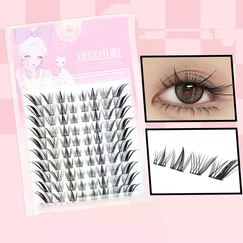 Faux cils volumineux auto-adhésifs sans colle