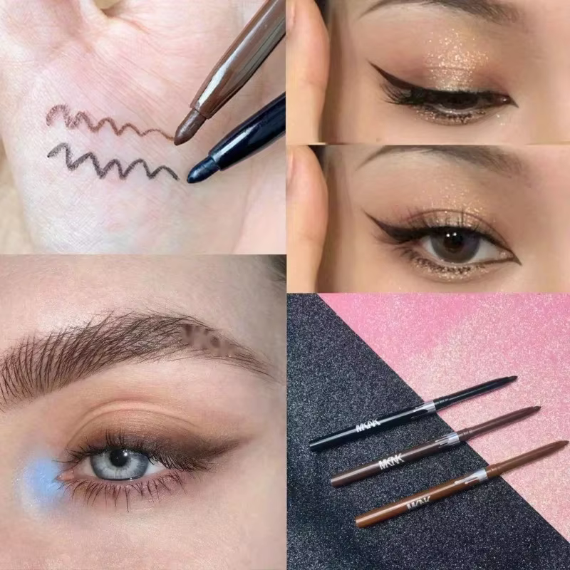 Eyeliner Gel crayon noir marron Ultra-fin mat naturel lisse séchage rapide sans taches imperméable facile à porter