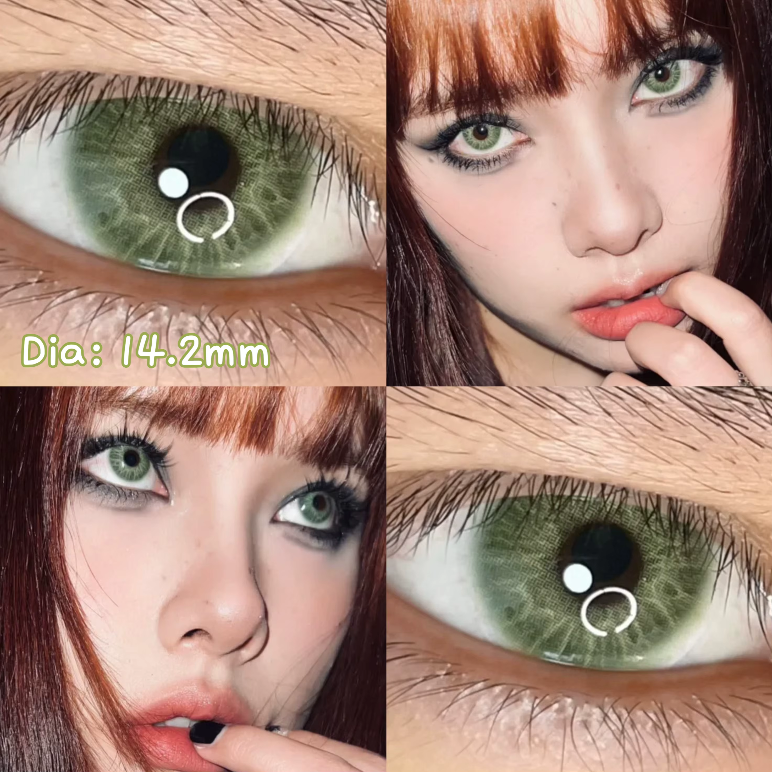 OVOLOOK 1 paire (2 pièces) de grandes lentilles noires pour les yeux