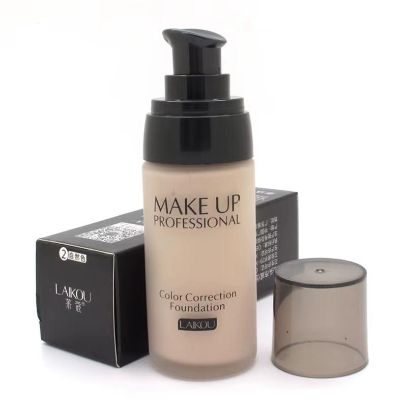 LAIKOU Base de maquillage visage fond de teint liquide BB crème correcteur hydratant contrôle de l'huile blanchissant