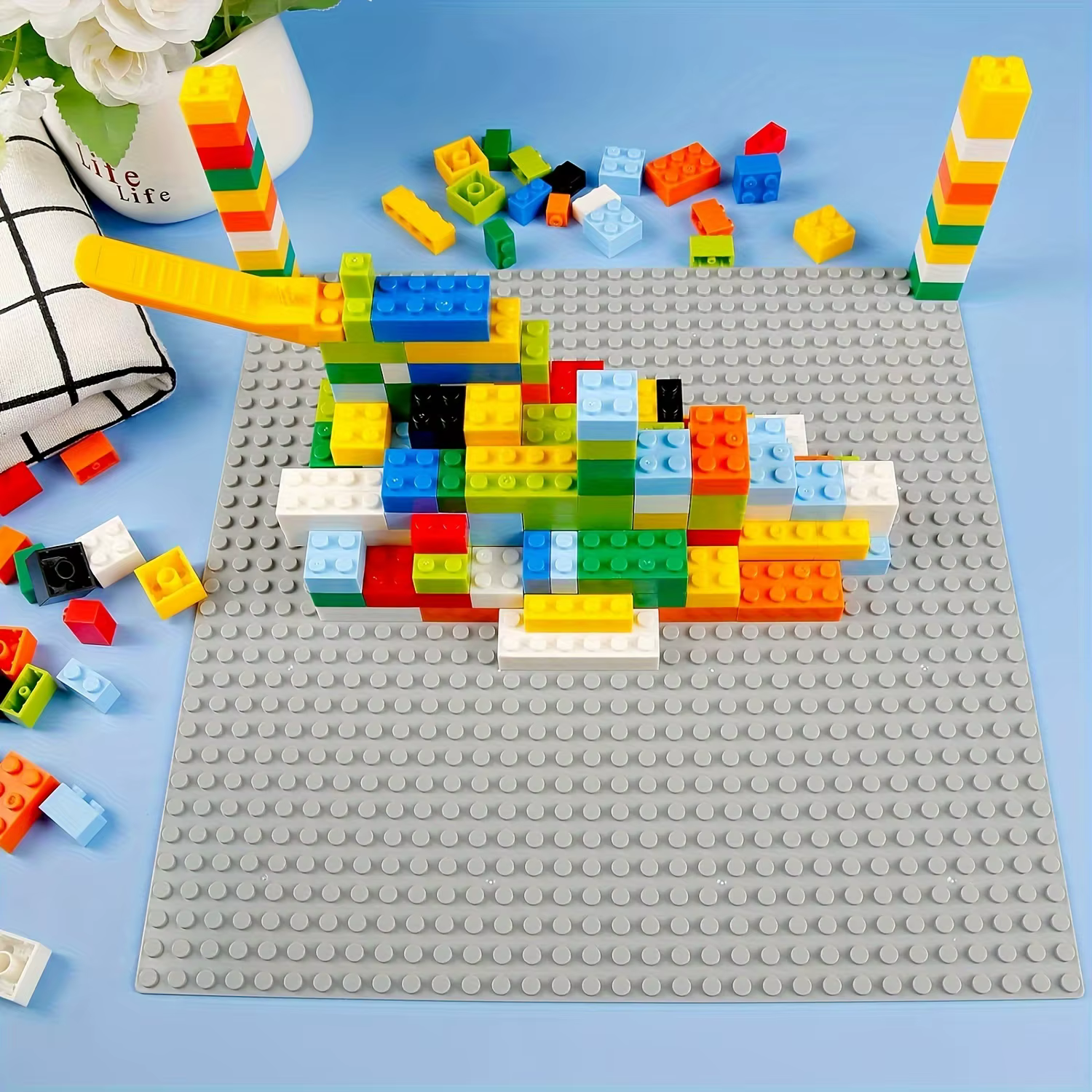 25.5*25.5 cm 32x32 plaque de base blocs de construction classiques plaque de base blocs de construction enfants briques jouet