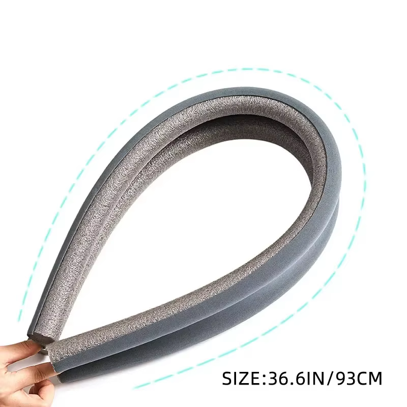 Bande d'étanchéité pour bas de porte, bouchon Flexible de réduction du bruit du vent, bloqueur sous la porte, Anti-Collision, Anti-poussière, bandes insonorisées