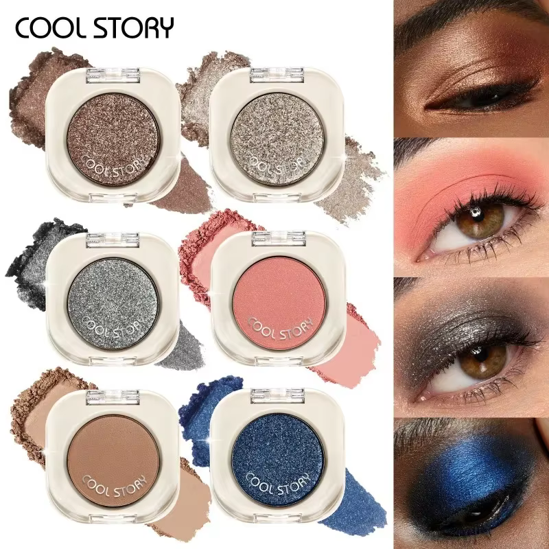 Palette de fards à paupières – Couleurs nues mates et scintillantes