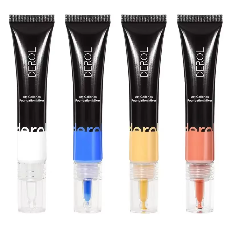 Correction professionnelle maquillage réglage de la couleur blanc bleu jaune Orange Base mélangeur