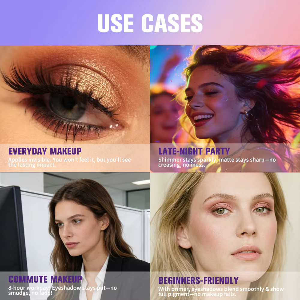 Base de Maquillage pour les Yeux Lissante et Anti-Plis