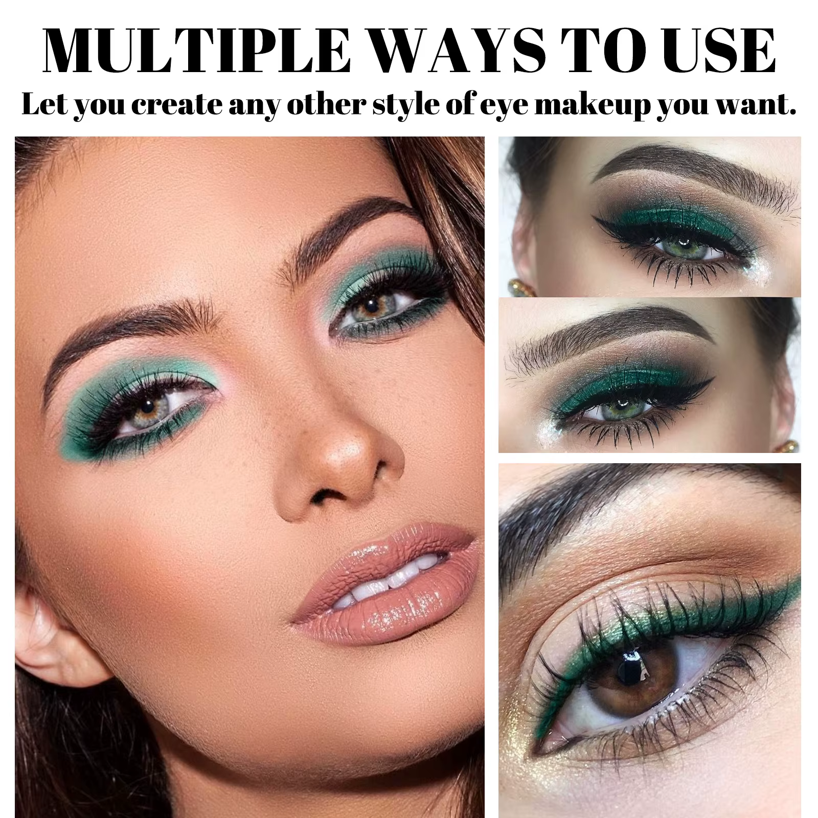 Eyeliner en poudre imperméable et anti-taches – Couleur longue durée et intense pour un aspect naturel ou audacieux