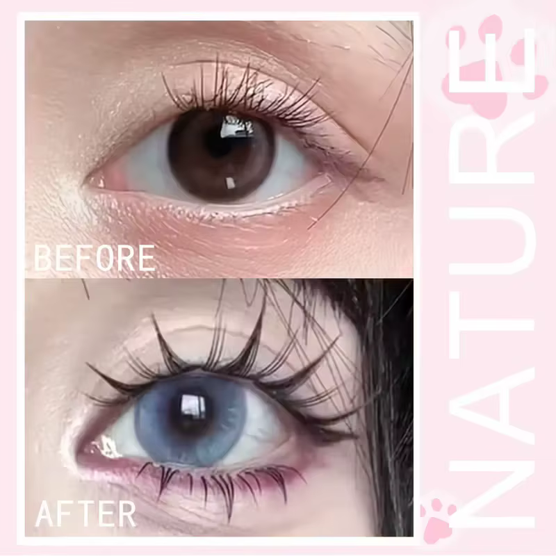 Apparence naturelle Anime faux cils bricolage Extension de cils-104 pièces