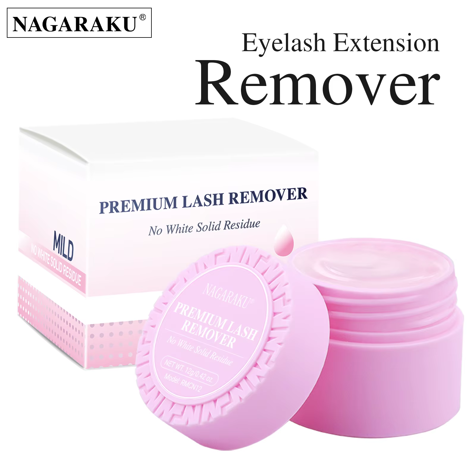 NAGARAKU professionnel faux cils dissolvant de colle Extensions