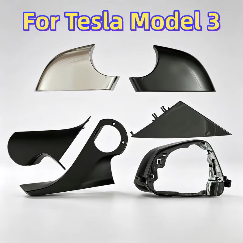 Nouveau pour Tesla Model 3 2017-2026+ Highland – Cache de rétroviseur arrière de haute qualité, durable, avec support de base et garniture de protection