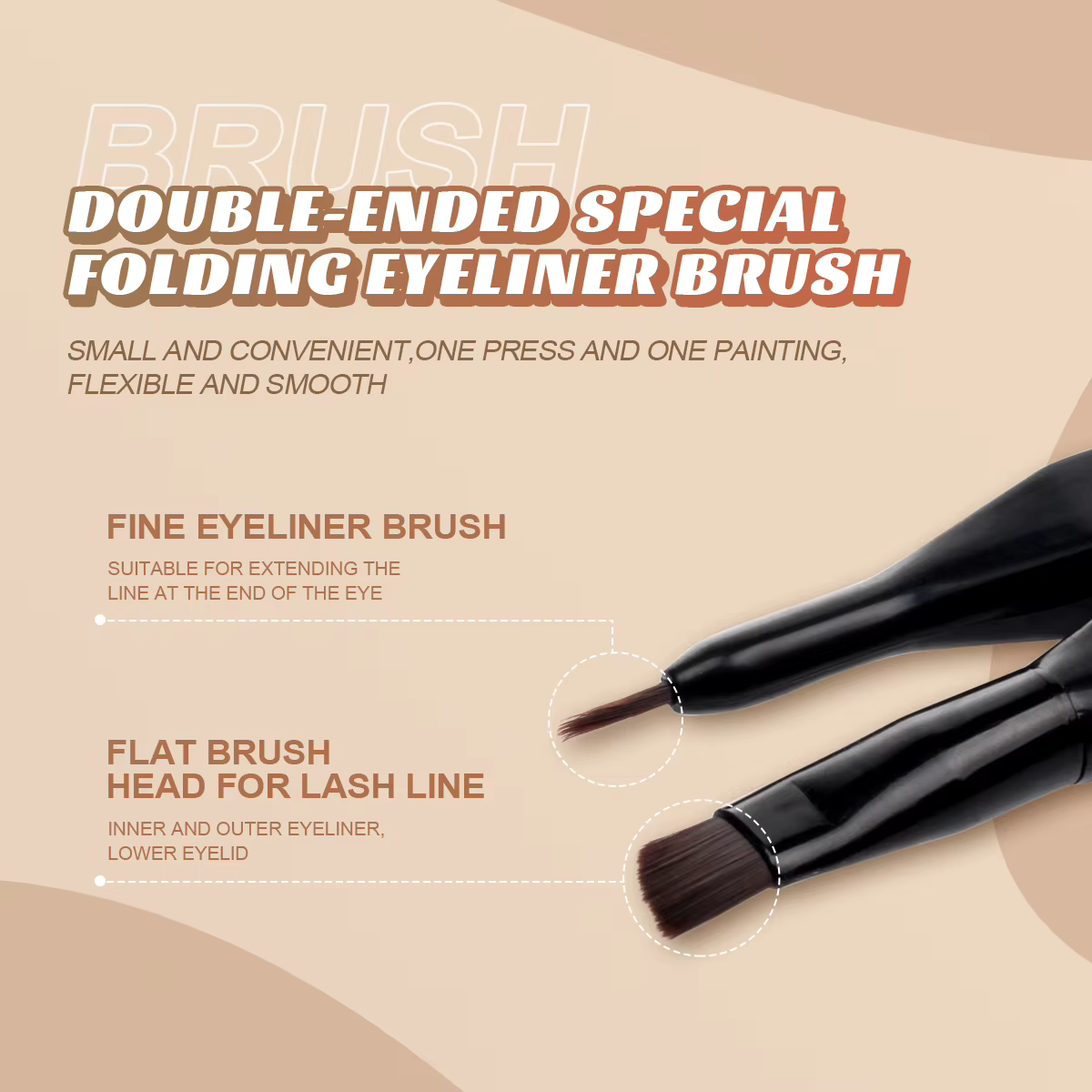 IMAGIC – crème Eyeliner noire professionnelle 3 couleurs
