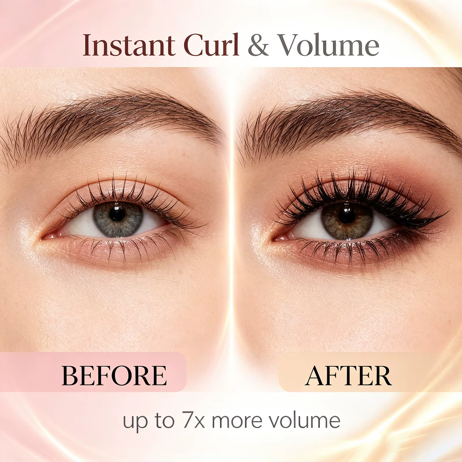 Mascara noir volumisant et recourbant 7D – Maquillage pour les yeux waterproof