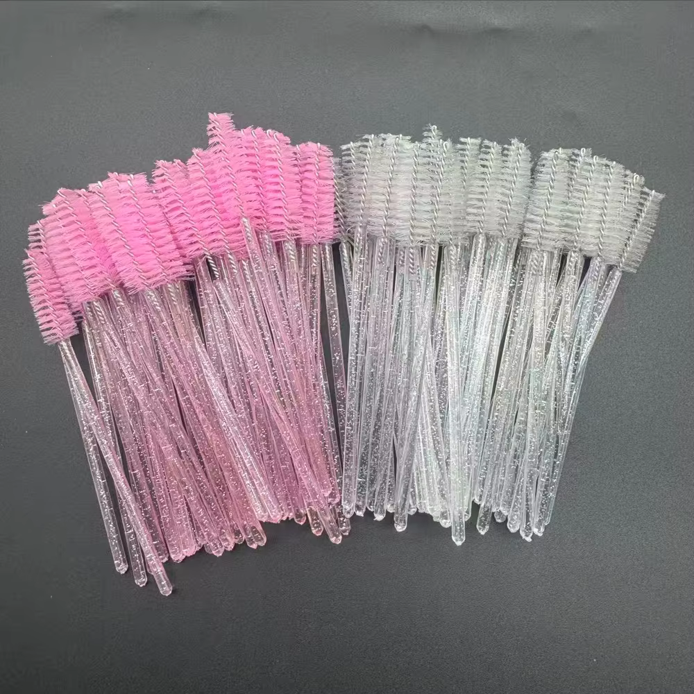 Brosse à cils jetable en cristal