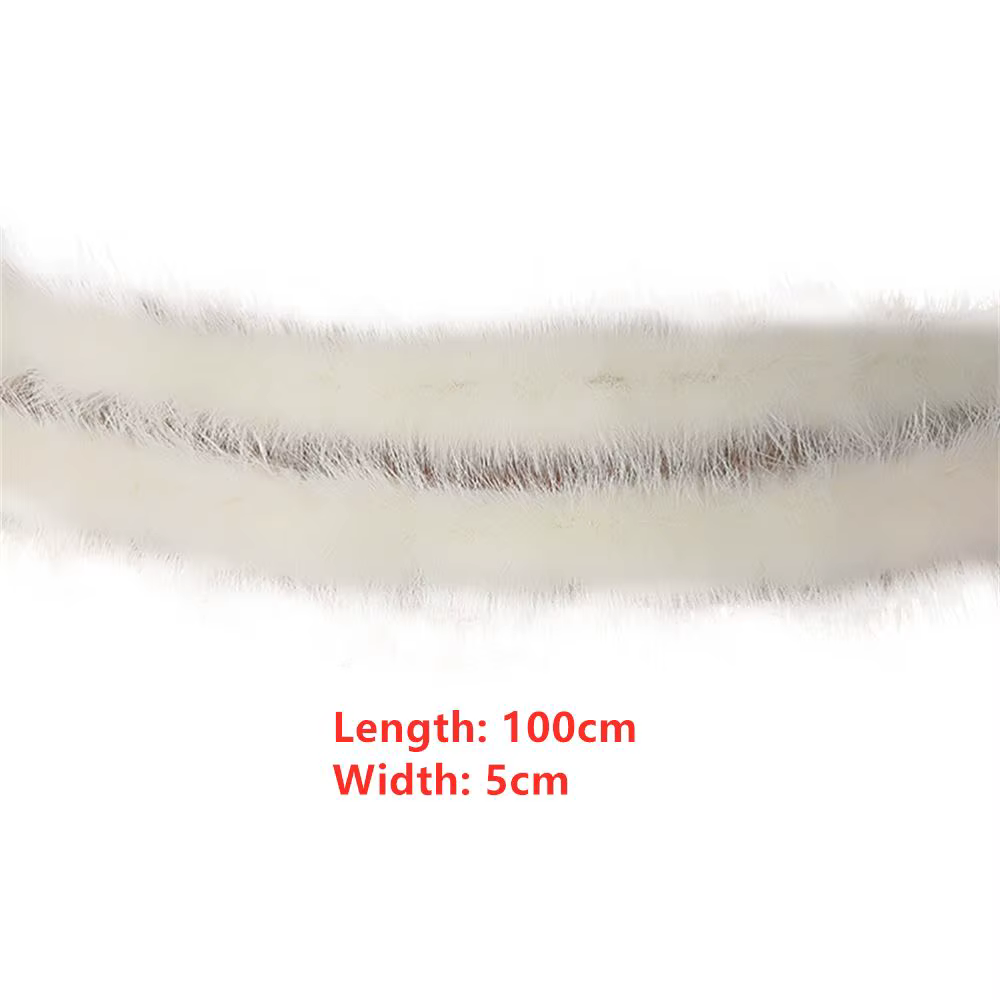 Bandes en Fausse Fourrure de Lapin, Ruban de Coupe, Bricolage, Artisanat, Peluche, Couture, Costume, Écharpe, Accessoires de Col, 1m